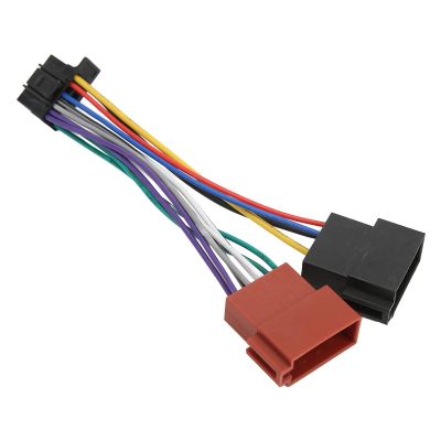 Car ISO Radio Wiring Harness Adapter, for New, Easy Install with ABS Material, Much Convenience