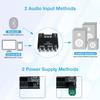 ZK-MT21 2.1 Channel Bluetooth Audio Power Amplifier Board 50W2+100W with Treble and Bass Control for DIY Bluetooth Speaker Home Theater view 3