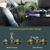 ASANDH Car Fan, Dual Head USB Car Fans for backseat for kids, 3-Speed Air Speed and 360 Rotating Rear Seat Cooling Carseat Fan 5V Powerful Air Circulation Fan for Sedan SUV RV Truck view 3