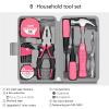 Muloo Home Use Repair Multifunctional Screwdriver Electrical Tape Hammer Pliers Tape Tester Household Combination Tool Box Kit view 4