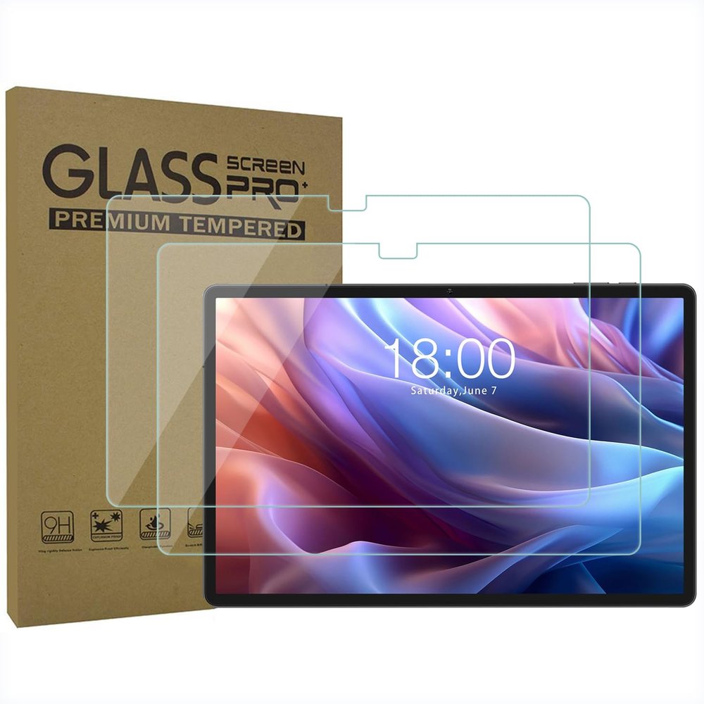 AKNICI 2-Pack Tempered Glass Screen Protector for TECLAST T65Max Tablet 13" Inch, Ultra Clear Transparency Anti-Scratch 9H Hardness