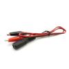 YSJJZRL DC 5521 5.5x2.1mm Male/Female to Dual Alligator Clips Power Adapter Cable DC Adapter Cables (DC 5.5x2.1 Female,3M) view 1