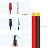 YSJJZRL DC 5521 5.5x2.1mm Male/Female to Dual Alligator Clips Power Adapter Cable DC Adapter Cables (DC 5.5x2.1 Female,3M) view 3