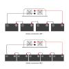 2000W Pure Sine Wave Inverter 12V 24V 48V 60V to 110V 230V 4000W Peak Power Converter DC to AC with LCD Display, for Car Boat Truck RV Solar Power,48V to 110V view 3
