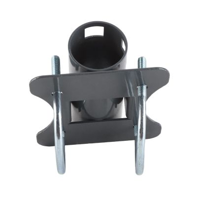 U Bracket for Dish, Aerial Mast Pipe Bracket, Stainless Steel 30mm to 50mm Adjustable U Shape Antenna Mounting Bracket Pole to Pipe Mounting Adapter