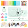 HIYQIN 8 in 1- Camera Case and Accessories Compatible with Fujifilm Instax Mini 12, Mini 12 Case/Photo Album/Photo Frame & Stickers/Lens Filter/Selfie Mirror - Mint Green view 1