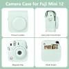 HIYQIN 8 in 1- Camera Case and Accessories Compatible with Fujifilm Instax Mini 12, Mini 12 Case/Photo Album/Photo Frame & Stickers/Lens Filter/Selfie Mirror - Mint Green view 2