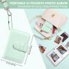 HIYQIN 8 in 1- Camera Case and Accessories Compatible with Fujifilm Instax Mini 12, Mini 12 Case/Photo Album/Photo Frame & Stickers/Lens Filter/Selfie Mirror - Mint Green view 3