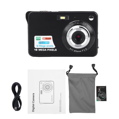 Kids Camera Toys, 2.7 Inch Kids Digital Camera with Battery Children Digital Video Camcorder Camera Selfie Camera for Kids(Black)