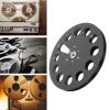 1/4 7 Inch Empty Tape Reel, Aluminum Alloy Takeup Reel, Universal for Tape Players (Black) view 2