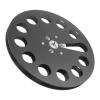 1/4 7 Inch Empty Tape Reel, Aluminum Alloy Takeup Reel, Universal for Tape Players (Black) view 3