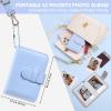 HIYQIN 8 in 1- Camera Case and Accessories Compatible with Fujifilm Instax Mini 12, Mini 12 Case/Photo Album/Photo Frame & Stickers/Lens Filter/Selfie Mirror - Pastel Blue view 3