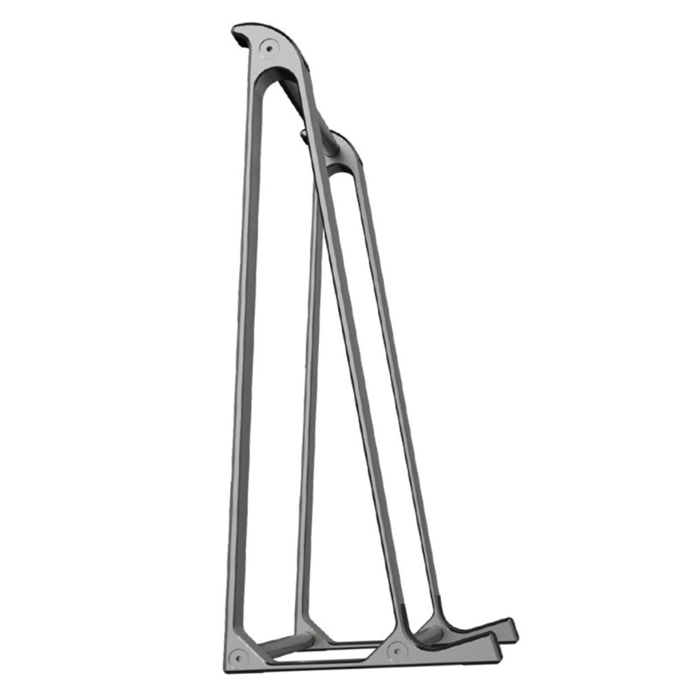 Hoement Luminum Vertical Laptop Stand Rack Laptop Aluminum Alloy Bracket Portable Laptop Stand Anti-Skid Fine Chamfer