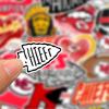 35PCS Kansas Stickers City Pack Chief  Football Kansas and Rugby Decals for Water Bottle, Laptop, Car, Helmet, Scrapbook  Waterproof Vinyl Kansas Gifts City for Kids Teens Adults Fans view 2