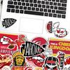 35PCS Kansas Stickers City Pack Chief  Football Kansas and Rugby Decals for Water Bottle, Laptop, Car, Helmet, Scrapbook  Waterproof Vinyl Kansas Gifts City for Kids Teens Adults Fans view 4