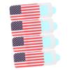 Hoement Sliding Webcam Cover 4 Pcs - Covers American Flag Pattern Phone Camera Protector for Privacy view 1