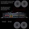 Car Audio Amplifier Aluminum Alloy Subwoofer Amplifier 6800W 12V 4 Channels for Vehicle view 4
