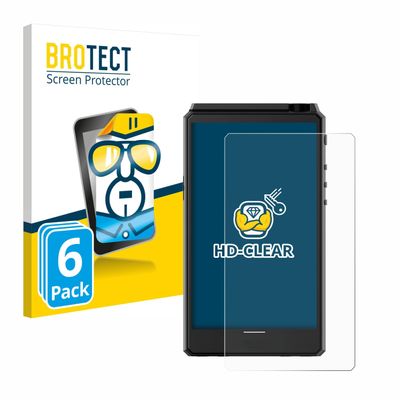 brotect 6-Pack Screen Protector for Hiby R6 III - HD-Clear Protection Film