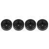 Amplifier Feet, Not Easy to Oxidize, Shock Absorbing, Comfortable Aluminum Amplifier Feet, Speaker Feet, for Home Factory (Black) view 1