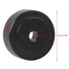 Amplifier Feet, Not Easy to Oxidize, Shock Absorbing, Comfortable Aluminum Amplifier Feet, Speaker Feet, for Home Factory (Black) view 2
