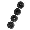 Amplifier Feet, Not Easy to Oxidize, Shock Absorbing, Comfortable Aluminum Amplifier Feet, Speaker Feet, for Home Factory (Black) view 3