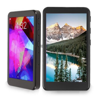 MP3 Player with Bluetooth and WiFi, HD Noise Reduction Voice Activated Recorder, with Earphone Memory Card Charging Cable, MP4 Player for Android (M26B (Quad) 128GB)