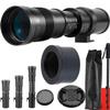 COMMANDER OPTICS 420-800mm f/8.3 Manual Telephoto Zoom Lens for Fuji X-Mount XT1, XT2, XT3, XT10, XT20, XT30, X-E3, X-E2, X-E2S, X-E1, X-Pro2, X-Pro1| Camera Lens view 1