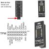 TMP2.0 Encryption Security Module, LPC 20 Pin Remote Card Encryption Security Board, for 2.0 System, for Module view 3