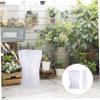 16pcs Flood Control Sandbags Duffle Bag Large Garbage Bags Large Bin Bags Heavy Duty Liners Beach Bucket Empty Sandbags Heavy Duty Bin Bags Sand Bags Windproof Sandbags White Pp view 2