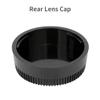 2 Pack Rear Lens Cap and Camera Body Cap Cover Kit for Nikon D3500 D3400 D3300 D3200 D3100 D5100 D5200 D5300 D5500 D5600 D7000 D7100 D7200 D7500 D600 D610 D750 D850 and More F Mount Camera Lens view 3
