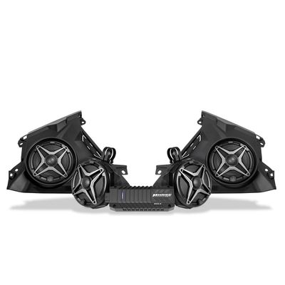 SSV Works Can-Am Maverick R, Maverick R X, Maverick R X RS, Phase-2 A-Spec 800watt System with Two 6.5" Dash and Two 6.5" Rear-Cage Pods - 240-MAVR-PHZ2ATD