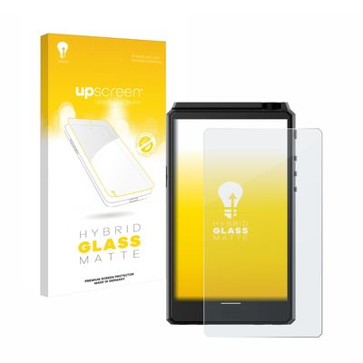 upscreen Matte Screen Protector Glass Film Compatible with Hiby R6 III - Anti-Glare, Anti-Fingerprint, 9H Glass Protection