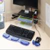 Marketlab Corner Flat Screen Monitor Stand with Storage Shelf - 29in W x 11in D x 6in H view 2