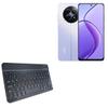 BoxWave Keyboard Compatible with Realme 12+ 5G - SlimKeys Bluetooth Keyboard, Portable Thin with Chiclet-Style Keys - Jet Black view 1