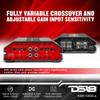 DS18 Car Speakers Bundle - 2X 6.5 2-Way Coaxial Speakers and 2X 6x9 3-Way Speakers with Amplifier 4 Channel Full Range, Complete Package for Your Car/Truck Stereo Sound System view 3