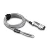 Hama Anti-Theft Cable for Laptop PC or Combination Screen (Security Cable for PC, 4-Digit Lock, 1.85 m, Steel) view 2