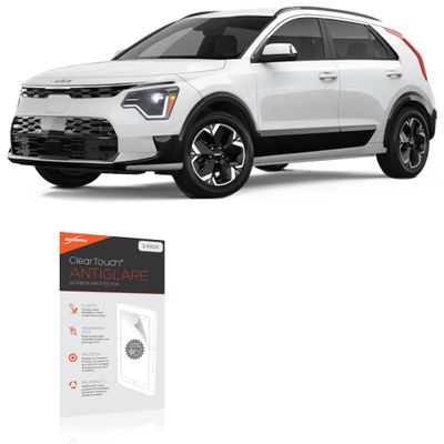 BoxWave Screen Protector Compatible with Kia 2024 NIRO EV Display (10.25 in) - ClearTouch Anti-Glare (2-Pack), Anti-Fingerprint Matte Film Skin