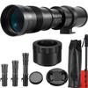 COMMANDER OPTICS 420-800mm f/8.3 Manual Telephoto Zoom Lens for Canon EOS M5, M6, M6 Mark II, M10, M50, M50 Mark II, M100, M200 & Other EF-M Mount | Camera Lens view 1