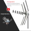 200 Mile Outdoor TV Antenna Long Range  Five Star Digital HDTV Antenna for Free Local Channels, 4K 1080p, ATSC 3.0 NextGen TV, VHF UHF Signal, Weather Resistant with Easy Installation view 2