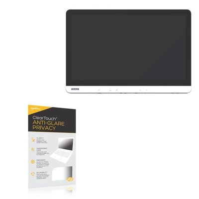 BoxWave Screen Protector Compatible with Advantech PAX-124 - ClearTouch Anti-Glare Privacy (2-Pack), Privacy Screen Protector Flexible Film Anti-Glare