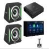 Alpine ILX-W670 Receiver, 2 S2-SB8 PrismaLink Subwoofer S2-A60M Amplifier, KTX-LK8 Bundle view 2