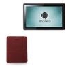 BoxWave Case Compatible with Geekland GK-TVR81 (8 in) - Velvet Pouch Stand, Velour Slip Sleeve Built-in Foldable Kickstand - Burgundy view 1