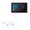 BoxWave Stand and Mount Compatible with Geekland GK-PL3566MR (10.1 in) - Pocket Aluminum Stand 3-in-1, Portable Multi Angle Viewing Riser - Metallic Silver view 1