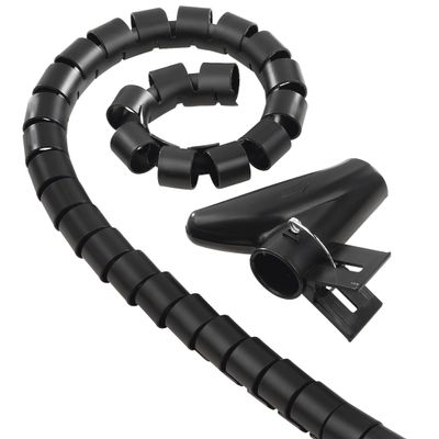 Hama 2.5m 2.5m Black Universal Flexible Spiral Cable Sleeve