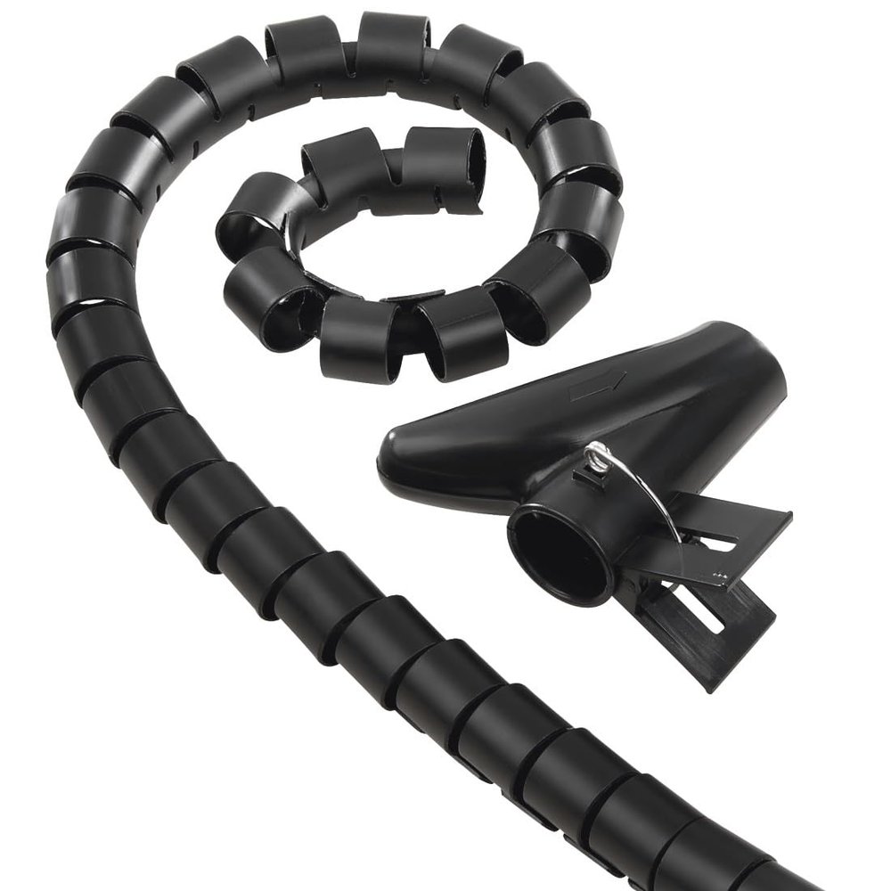 Hama 2.5m 2.5m Black Universal Flexible Spiral Cable Sleeve