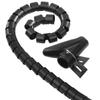 Hama 2.5m 2.5m Black Universal Flexible Spiral Cable Sleeve view 1