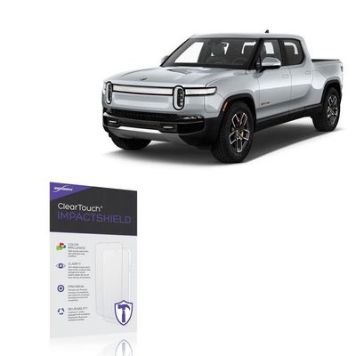 BoxWave Screen Protector Compatible with Rivian 2024 R1T Display (15.6 in) - ClearTouch ImpactShield (2-Pack), Impenetrable Screen Protector Flexible Film
