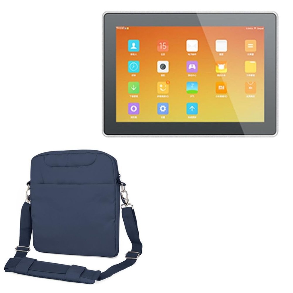BoxWave Case Compatible with Geekland GK-TVR101-V11 (10 in) - Encompass Urban Bag, Over Shoulder Messenger Straps Handle Bag Pockets - Navy