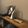 KORRTFID Now Playing Vinyl Record Stand, Light Up Vinyl Record Display Stand, Holder for Album Display Storage, Warm White Light with Fingerprint-Proof Acrylic Letters (Silver letters) view 2
