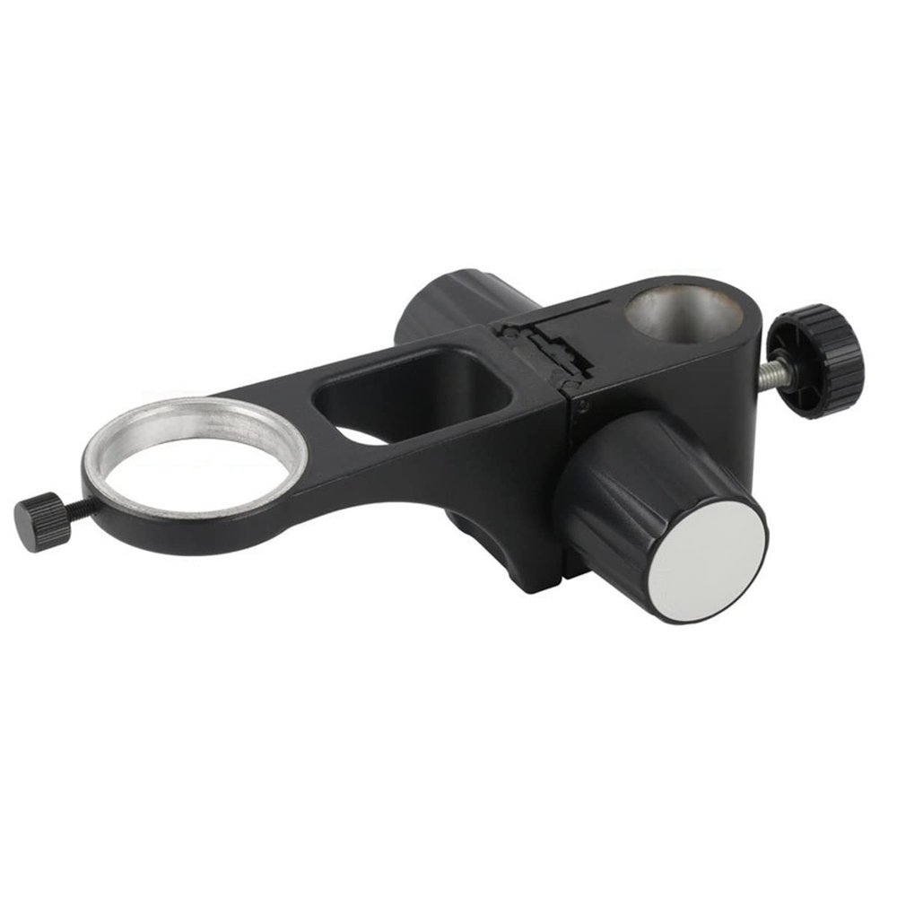 JOEBO Microscope Kit Install Diameter 32mm Diameter 50mm Adjustable Stereo Microscope Stand Holder Bracket Gear Accessories for monocular Zoom Lens Microscope Lens Adapters (Color : A)